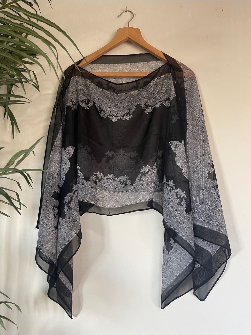 S01. TWO in ONE | Scarf Poncho | 19 x 58